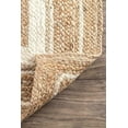 thumbnail image 2 of KLAVATE Indian Handmade Farmhouse Natural Jute Rectangular Room Area Rug (2X3), 2 of 4