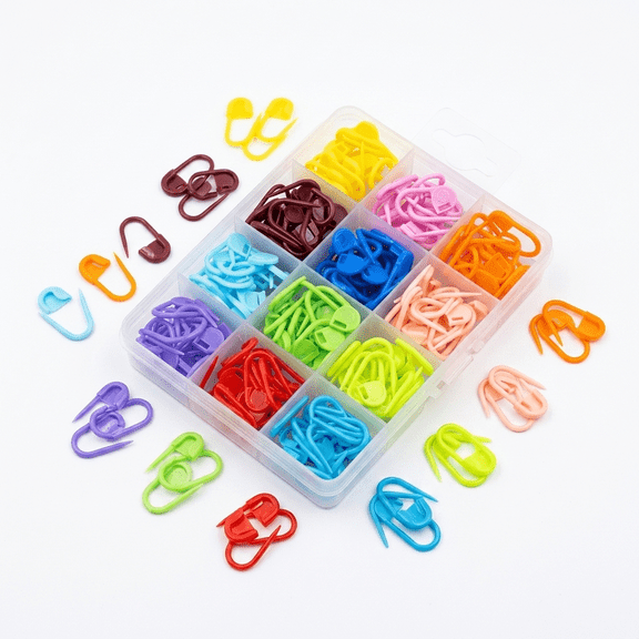 180PCS Stitch Markers, Knitting Accessories