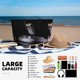 thumbnail image 5 of Disketp Black Cobra Snake Bolsa de Playa de Gran Capacidad, Bolso Impermeable y a Prueba de Arena para Mujer, Ideal para Playa, Piscina y Natación, 5 of 7