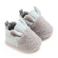 thumbnail image 4 of Otqutp Baby Short&nbsp;Boots Boys Girls Snow Shoes Prewalker Boots Booties Toddler Soft First Girls Warming Boys Baby Shoes 0-9 Months(Grey,6-9 Months), 4 of 5