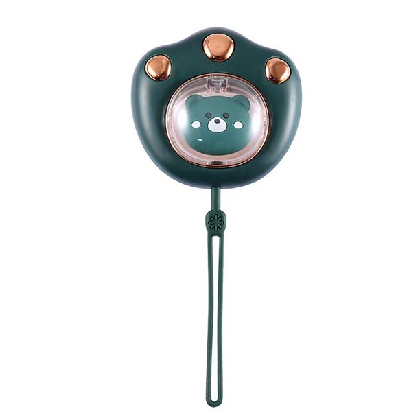 Calentadores de manos en forma de garra de gato Calentador de manos eléctrico recargable (2400 mah verde) Tmvgtek Libre de BPA
