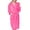 Hot Pink, variant on Lindreshi Robes for Women with Hood Women's and Men's Household Clothes Flannel Hooded Pajamas Bathrobe Long Pajamas