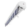 thumbnail image 6 of Awntech 8 Ft Key West Left Motorized Heavy Duty Patio Retractable Awning with Cassette (96in x 9.38in x 78in), Navy/Gray/White Multi, 6 of 8