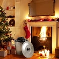 thumbnail image 2 of OUNONA Ash Bucket for Indoor Fireplace Round Stainless Steel Simple Style 1Pcs, 2 of 8