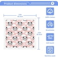 thumbnail image 2 of GZHJMY 6 Pack Cute Cartoon Panda Washcloths – Soft Face Towels, Gym Towels, Hotel and Spa Quality, Reusable Pure Cotton Fingertip Towels, 2 of 6