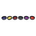 thumbnail image 2 of Kit de 6 filtros para telescopio de colores de 1,25 pulgadas con caja de almacenamiento para oculares de telescopios, 2 of 15