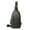 Army Green, variant on Hfnxid Waterproof Sling Bag for Men Crossbody Bag Shoulder Travel Backpack Sling Cross Body Bag Chest Daypack for Hiking Sports Running Women