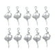 thumbnail image 2 of 10 Unids de Pendientes Colgante Sunnimix para Decoración Duro Aleación Color plata, 2 of 8