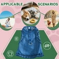 thumbnail image 3 of GASTROPOD Dog Dresses for Small Dogs Girl,Denim Small Dog Clothes,Casual Vibe with Button Puppy Clothes,Xxl, 3 of 7