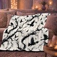 thumbnail image 6 of Eerie Raven Tree Silhouette, Festive autumn celebration Scene, Warm Flannel Blanket for Living Room and Reading Nook with Detailed Artwork, Art Lovers autumn celebration Gift, Festive Home Decor, 6 of 9