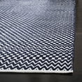 thumbnail image 3 of SAFAVIEH Boston Peter Checker Chevron Cotton Area Rug, Navy, 8' x 10', 3 of 7
