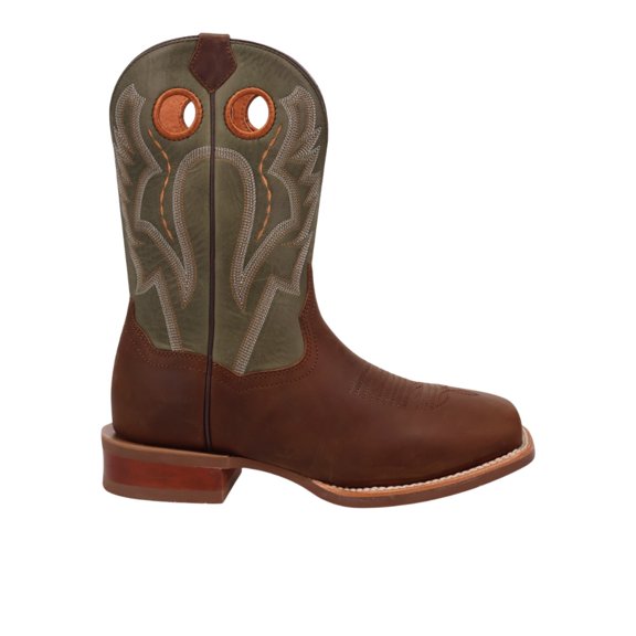Dan Post Boots Mens Leighton Embroidered Square Toe Cowboy Mid Calf Boots