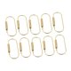 thumbnail image 5 of Llaves de bloqueo de tornillo de 10 piezas Charmones de la bolsa de la llave del servicio pesado para llaves colgantes decoraciones del automóvil clip Estilo C, 5 of 9