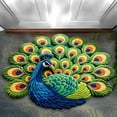 thumbnail image 6 of Seat Cushion Cloth, Cushion Peacock Mat *1 Piece (Green-C), 6 of 6