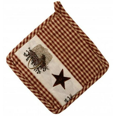 

AG-40299S-2 Pot Holders Star Basket - Set of 2