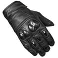 thumbnail image 6 of Men's Premium Cowhide Leather Motorcycle Gloves Cruising Riding Street Racing ATV Dirt Bike Motocross Palm Sliders Knuckle Armor Protected Powersports Biker Gear Glove Black M, 6 of 7