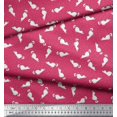thumbnail image 3 of Soimoi polyester Crepe Fabric Floral & Cat Animal Print Fabric by the Yard 42 Inch Wide, 3 of 3