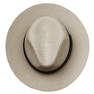 Wide Brim Fedora Hats for Women & Men Classic Dress Panama  display picture 2