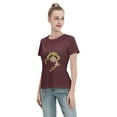 thumbnail image 4 of T-Shirt Basique à Manches Courtes pour Femmes une Pièce Luffy, 4 of 6