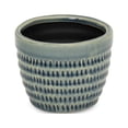 thumbnail image 2 of Cheungs 5745S Idola Tapered Blue Ceramic Pot - Small, 2 of 3
