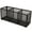 1 Pack black, variant on Pencil Holder, Metal Mesh Desk Organize for Pens, Kitchen Utensil,3 Compartments Desktop Stationary, Office Desk Supplies Organizer, Small 8.86 x 3.15 x3 .74 inch, Black