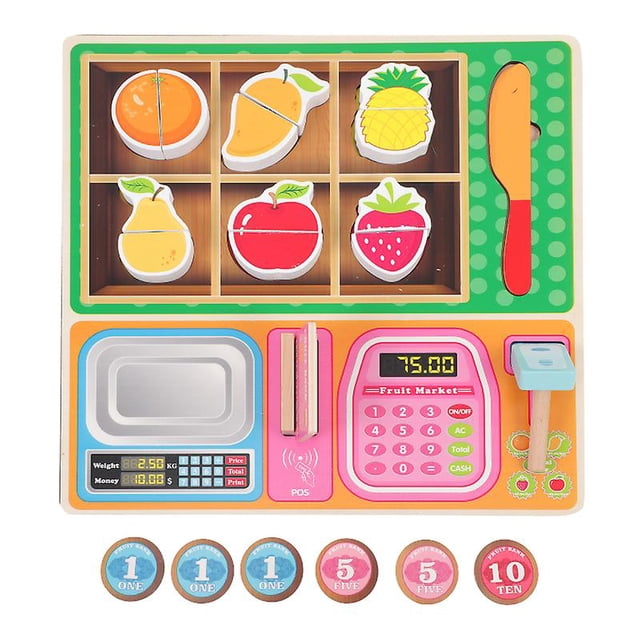 1 juego juguete para cortar frutas