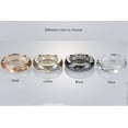 thumbnail image 3 of Crystal Glass Ashtray, Cigar Cigarettes Ashtray Holder Home Office Desktop Tabletop Decoration,Crystal Gold, 3 of 5