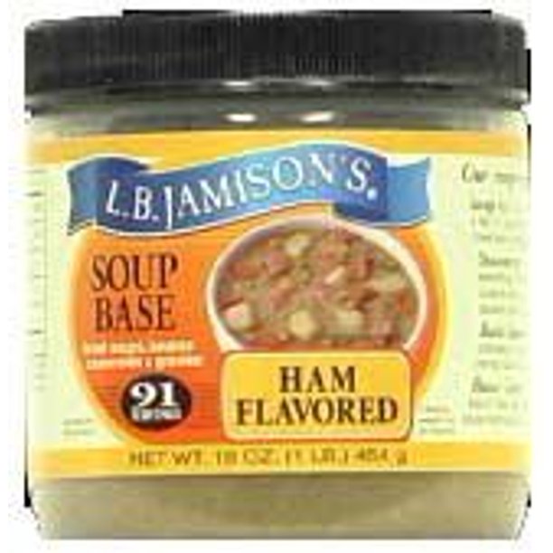 LB JAMISON, SOUP BASE HAM, 16 OZ, (Pack of 6)