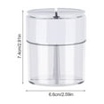 thumbnail image 3 of Binwennn Pots 4 en 1 4 en 1 Shaker / Cruet Transparent Support de Cuisine Rangement avec Couvercle pour Maison Restaurant Camping Voyage Cuisson BBQ Contenants à Lunch en Verre avec Couvercles Contenant en Verre Rangement Rond, 3 of 8