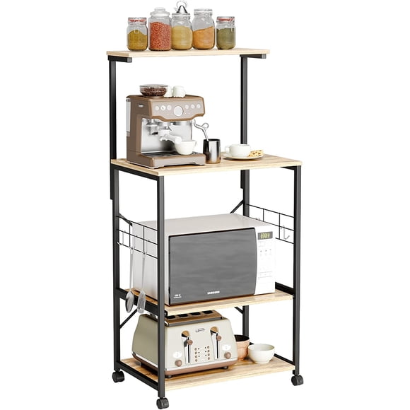 Estante de Cocina Organizado con Compartimentos Múltiples Pinmoco C41OAK
