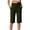 Green, variant on OGLCCG Womens Bermuda Shorts Cross High Waisted Athletic Workout Running Short Summer Casual Knee Length Yoga Short Pants with Pockets,S,Khaki