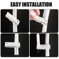 thumbnail image 4 of Adjustable Ceiling Track for Curved Curtains Fits 1-5 Meter Spaces, 4 of 5