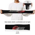 thumbnail image 6 of ALAZA Black Cool Wolf UV Sun Protection Arm Sleeves UPF 50+ Compression Cooling Sleeve 1 Pair, 6 of 7