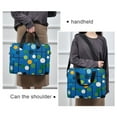 thumbnail image 6 of FORMRS 16" Laptop Bag Carrying Sleeve Case with Handle Travel Shoulder Briefcase, Blue Abstract, 6 of 8