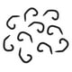 thumbnail image 2 of 10 Piezas Accesorios Para Auriculares Universales Abrazadera Para Auriculares Auriculares Auriculares Clips Para EarHook Ear Loop Hook Clip negro Hugo Reemplazo de ganchos para la oreja, 2 of 6