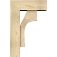 thumbnail image 3 of Ekena Millwork 8"W x 22"D x 34"H Westlake Block Rough Sawn Bracket w/ Offset Brace, Douglas Fir, 3 of 25