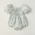 thumbnail image 1 of Vestido volador de encaje de estilo coreano para niña, vestidos de princesa florales bordados, mono encantador para bebé, trajes para hermana, 1 of 6