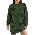 thumbnail image 1 of Robe d'Hiver pour Femmes, Robe Décontractée pour Femmes, Robe d'Automne et d'Hiver à Col Rond Manches Longues Imprimée, 1 of 4