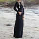 thumbnail image 1 of Pantalones Conjunto de 2 piezas para mujer, camisa ligera de manga larga y pantalón palazzo, traje deportivo Cgtredaw Negro T XL para Mujer, 1 of 5