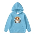 thumbnail image 3 of Tiijoy Girls Cute Highland Cow Hoodie Kids Casual Cozy Hooded Sweatshirt, 3 of 3