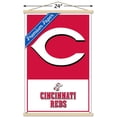 thumbnail image 3 of MLB Cincinnati Reds - Logo 22 Wall Poster with Magnetic Frame, 22.375" x 34", 3 of 5