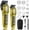 Gold, variant on VGR Professional Hair Clippers for Men, Cordless Barber Clippers and Trimmers Set, Mens Hair Cutting Kit with 10 Guide Combs, USB Rechargeable Haircut Machine for Family, LED Display, Green