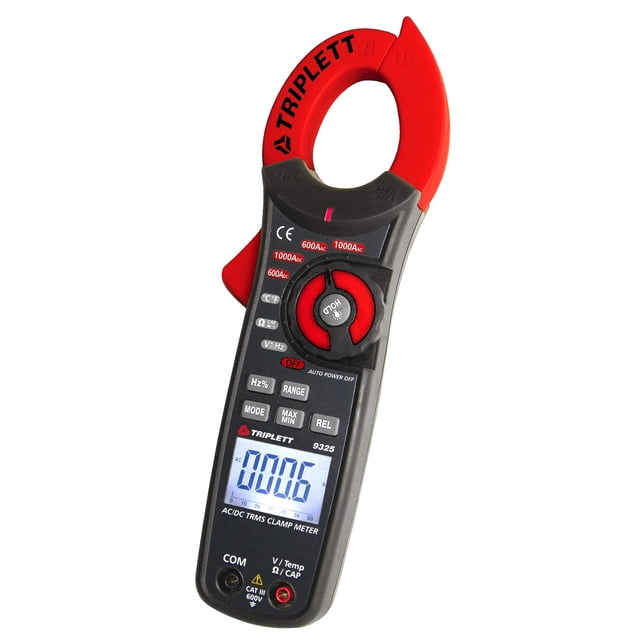 Medidor digital AC/DC Clamp-On Triplett 9325 True RMS 6000C