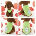 thumbnail image 6 of Puppy Clothes Cute Cartoon Pattern Comfortable Tank Top Dog Camisole Pet Two-legged T-shirt Summer Clothing, 6 of 8