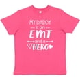thumbnail image 3 of Inktastic My Daddy is an EMT and a Hero Youth T-Shirt, 3 of 5
