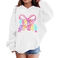 thumbnail image 2 of YunPes Back to School Hooded Sweatshirt for Girls Oversized Long Sleeve Pullovers Fourth Grade First Day of School Fall Winter Cute Clothes, 2 of 8