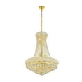 thumbnail image 3 of 1800 Primo Collection Hanging Fixture D28in H36in Lt:14 Gold Finish (Royal Cut Crystals), 3 of 7