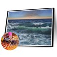 thumbnail image 2 of Diamante pintura 5D DIY completo redondo taladro mar Kit decoración del hogar arte artesanía FLhrweasw Nuevo, 2 of 9