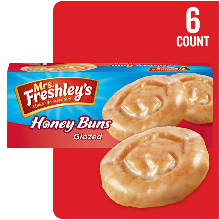 Mrs. Freshley's Glazed Honey Buns, 1.75 Oz