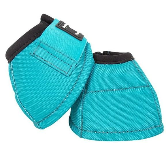 Classic Equine Dyno Bell Boots Fun Colors and Patterns Aqua / Large